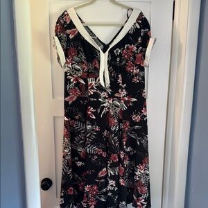 Unique Vintage Floral 1940s Dress